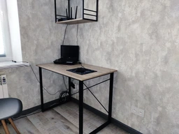Компьютерный стол Ferrum-decor Дейв 75x140x60 черный ДСП Дуб Сан-Марино 16мм фото от покупателей 3