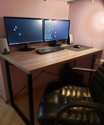 Компьютерный стол Ferrum-decor Дейв 75x120x70 черный ДСП Дуб Артизан 32мм (DEY2145) фото от покупателей 11