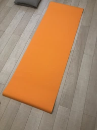 Коврик для йоги YogaLife TPE+TC ( Eco Friendly) 6 мм черный-фиолетовый (двухслойный спортивный каремат, мат для фитнеса, пилатеса)
