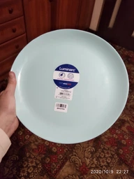 Тарілка Luminarc Diwali Light Blue десертна кругла 19 см 2612P LUM фото від покупців 11