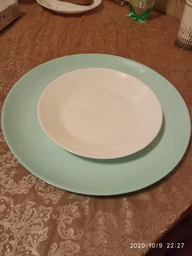 Тарілка Luminarc Diwali Light Blue десертна кругла 19 см 2612P LUM фото від покупців 10