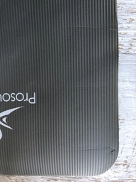 Коврик для йоги и фитнеса ProSource Extra Thick Yoga Pilates Mat 180x61x2.4 (PS-2010-grey), серый фото от покупателей 7