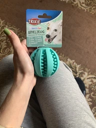 Игрушка для собак Trixie Мяч Denta Fun 7 см, резина фото от покупателей 10