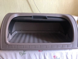 Хлебница Dunya Plastic "Ротанг" LUX Антрацит 05330