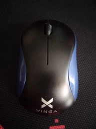 Мишка Vinga MSW-882 black - blue 1000 dpi