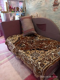 Детский диван Масяня (Матрикс) Бордовый + Белый 85х150 см 331302_1 фото від покупців 1