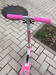 Детский самокат двухколесный Scooter 460. Для детей от 5-ти лет. Зеленый цвет фото от покупателей 10