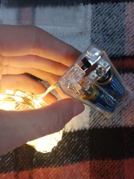 Светодиодная гирлянда нить LTL длина 2м 20led на батарейках золотая теплая Warm Gold фото от покупателей 9