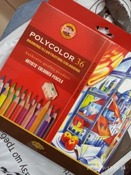 Карандаши цветные Koh-i-noor POLYCOLOR художественные 36цв (3835) фото от покупателей 1