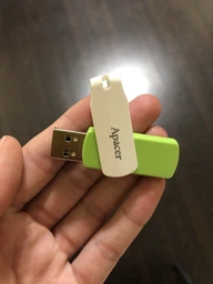 Флеш память USB Apacer AH335 32GB USB 2.0 Green-White (AP32GAH335G-1) фото от покупателей 9