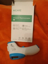 Сертифікований безконтактний термометр AICARE A66 (СЭС висновок України) з офіційною гарантію , інструкцієюта батарейками (189519527 - 990) фото від покупців 2