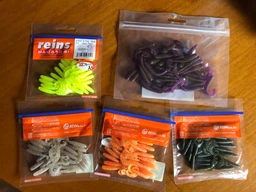 Силикон Reins Fat G-Tail Grub 2" 428 Purple Dynamite (20 шт/уп.) (15521004)