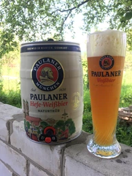 Пиво Paulaner Hefe-Weissbier светлое нефильтрованное 5.5% 5 л (4066600601951) фото от покупателей 2