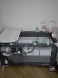 Кроватка-манеж с пеленатором KinderKraft Joy Blue (KKLJOYBLU000AC) (158382) фото від покупців 9