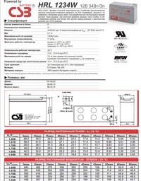 Акумуляторна батарея CSB HRL1234WF2 12 V 9 Ah (5904006036962) фото від покупців 5