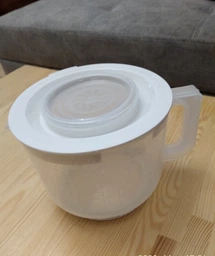 Контейнер мерный для миксера с ручкой Plast team 2 л Прозрачный с белой крышкой (TEA-1360.1) фото от покупателей 13