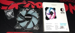 Вентилятор QUBE RGB Rainbow Chamelion 256C 120 мм 18 LED (QB-CHAMELION-120-18)