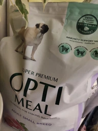 Сухой корм для котов OptiMeal Adult Hairball Control для выведения шерсти с уткой 200 г B1890701 фото от покупателей 1