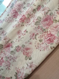 Короткие шторы для кухни Adagio Windows Decor Моника 3 с цветочным принтом 140х170см (2шторы) фото от покупателей 3