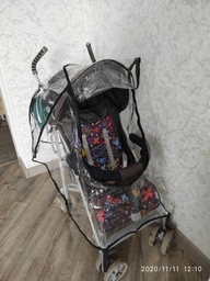 Дождевик на коляску прозрачный с окном на молнии / защита от дождя / снега / ветра и пыли Rain Shield (RS-21108) фото от покупателей 9
