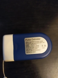 Пульсометр оксиметр напальченый (пульсоксиметр) Promise RZ50D Blue фото от покупателей 9