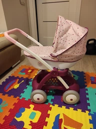 Коляска для ляльки Smoby Toys Baby Nurse Прованс Модерн люлька, з кошиком (254103) (3032162541036) фото від покупців 17