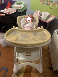 Стільчик для годування Carrello Caramel CRL-9501/3 Cream Beige фото від покупців 11