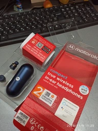 Наушники Motorola Verve Buds 400 Black TWS (SH031 BK) фото от покупателей 11