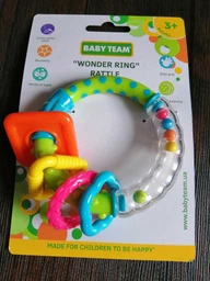 Игрушка-погремушка Baby Team Чудо-кольцо Разноцветная (8441) фото от покупателей 1