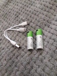 Аккумуляторные батарейки Smartoools АА 2600 mWh 1.5V с зарядкой Type-C (Зеленый) фото от покупателей 3