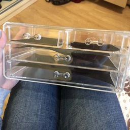 Настільний органайзер Cosmetic Storage Box для косметики та аксесуарів фото від покупців 3