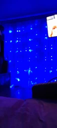 Новогодняя Гирлянда Завеса WOODAWN на Окно Водопад 480 LED Лампочек 3х2.5 м, Синяя (FE1072-1)