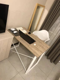 Компьютерный стол Ferrum-decor Дейв 75x100x60 белый ДСП Дуб Сонома 32мм фото от покупателей 7