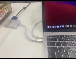 USB хаб на VGA DVI HDMI USB перехідник для Type-C адаптер USB hub для USB-C на телевізор флешку проектор MacBook hub PAVLYSH (PH-19) фото від покупців 1