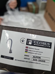 Змішувач для кухні Globus Lux ALPEN SUS-203SW фото от покупателей 17