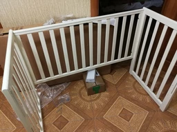 Дитяче ліжечко Верес Соня ЛД 13 Бірюзова без маятникового механізму (13.1.1.20.31)
