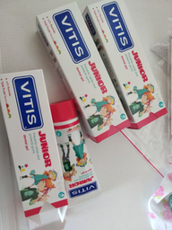 Гель-паста для дітей Dentaid Vitis Junior 75 мл (8427426052765) фото від покупців 12