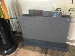 Набор Maestro 4 разделочных доски 29 х 19.5 см + подставка (MR-1787G)