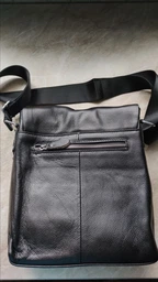 Сумка планшет через плечо мужская из натуральной кожи Laras 10t9168 Black (ROZ6206100477) фото от покупателей 10