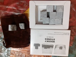 Камені для віскі Whiskey Stone набір 9 шт та мішечок для зберігання (AW010523) фото від покупців 9