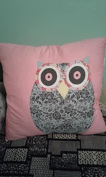 Подушка Руно Силіконові кульки 50х50 (306_Owl Grey) фото від покупців 3