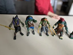 Игровой набор Ninja Turtles Черепашки Ниндзя 4 шт 13 см Леонардо - Донатело - Микиланжело - Рафаель + Оружие фото от покупателей 4