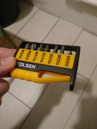 Комплект бит Tolsen SL-PH-PZ-T x 25 мм с магнитным держателем, 15 предметов (6933528721246) фото от покупателей 1