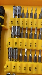 Набор отверток K-TOOLS 1252 CR-V с 38 сменными насадками: Биты, Шести-и Пяти-гранники, Плоские, Угольные и Фигурные для Ремонта телефонов, iPhone, ноутбуков (524004) фото от покупателей 5