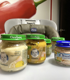 Упаковка овочево-м'ясного пюре Gerber Ніжні овочі з кроликом з 6 місяців 130 г х 6 шт (7613287166982) фото від покупців 5