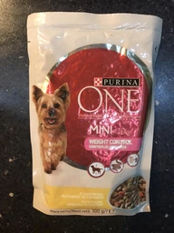 Вологий корм для собак малих порід із зайвою вагою Purina One Mini Weight control pouch 100 г (індичка) фото от покупателей 4