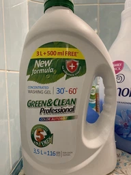 Гель для прання кольорового одягу Green & Clean Professional 3 л (4823069702403/4260700180563) фото від покупців 1