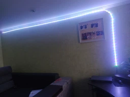Комплект 3528 RGB 5м - світлодіодна стрічка з пультом та блоком живлення. Триколірна ( SMD 3528 ) фото від покупців 14