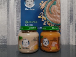 Пюре овощно-мясное Gerber Нежные овощи с телятиной для детей с 6 месяцев 130 г (7613036011280) фото от покупателей 5