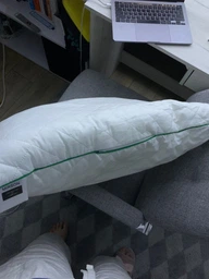 Подушка антиаллергенная MirSon Eco Ecosilk средняя 50x70 см (2200000008633) фото от покупателей 14